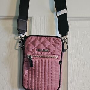 Steve Madden Mauve Quilted Crossbody Bag